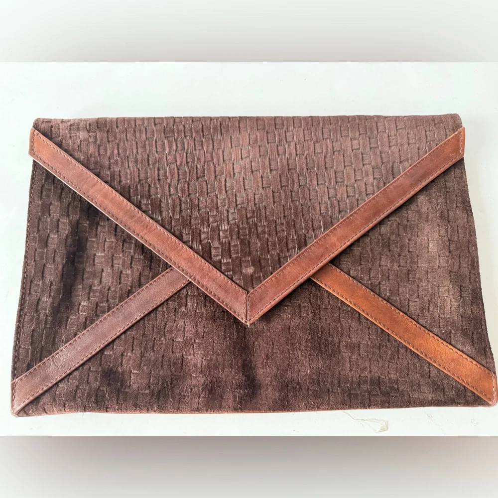 Ronora‎ clutch leather made in Italy